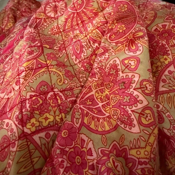 Boutique Brand Vibrant Pink and Orange Women's Tote Duffel Bag - Picture 6 of 7